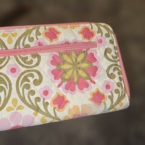 Floral Quilted Wallet